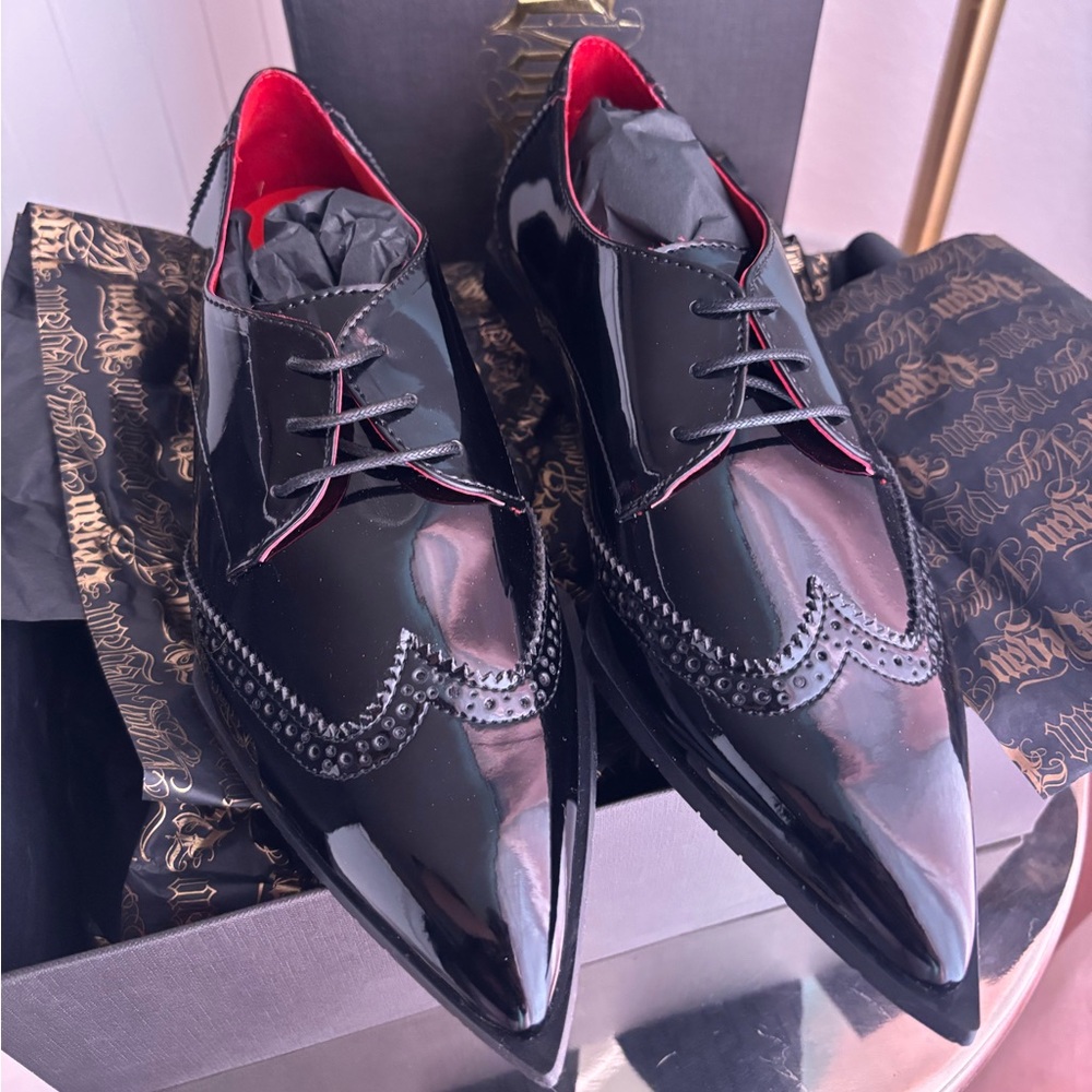 Nina oxfords black and red - Picture 4 of 6